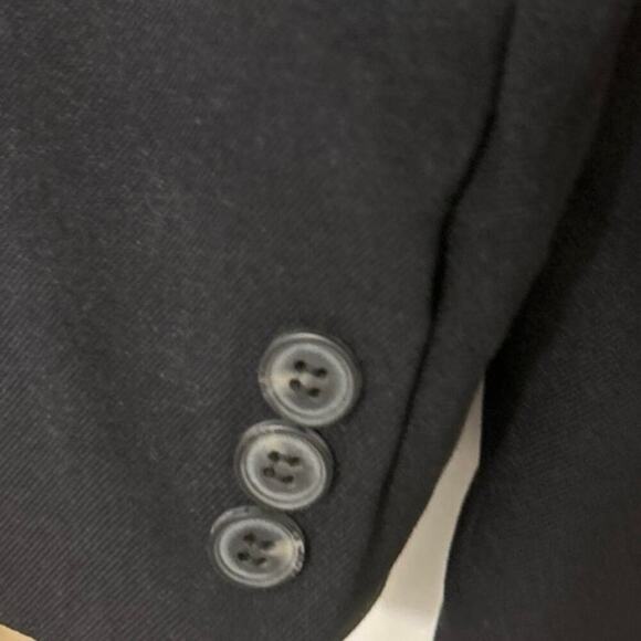 TOPSHOP NWT Black Double Breasted Relaxed Fit Blazer Size 8 - Picture 7 of 9